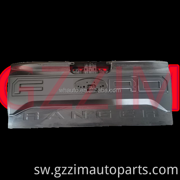 rear door decorative board body kit tail door plate metal back gate board for ranger 2022+